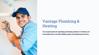 Vantage Plumbing & Heating | Trusted Local Experts