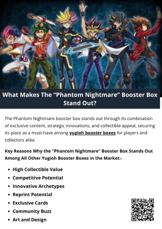 What Makes The “Phantom Nightmare” Booster Box Stand Out?