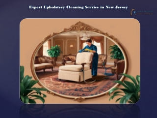 Expert Upholstery Cleaning Service in New Jersey