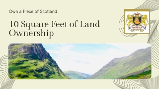 _10 Square Feet of Land Ownership- Scotlandtitle