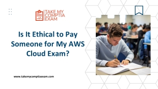 Is It Ethical to Pay Someone for My AWS Cloud Exam?
