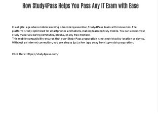How to Boost Certification Success with Study4Pass