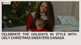 Celebrate the Holidays in Style with Ugly Christmas Sweaters Canada