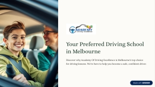 Your Preferred Driving School in Melbourne