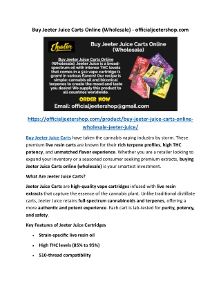 Buy Jeeter Juice Carts Online (Wholesale) - officialjeetershop