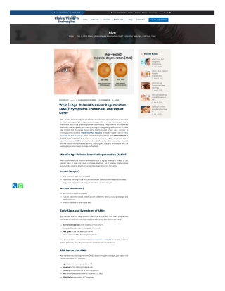 What is Age-Related Macular Degeneration (AMD)