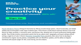 Popular Wordpress Themes