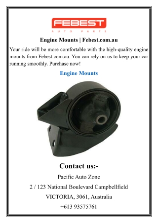 Engine Mounts Febest
