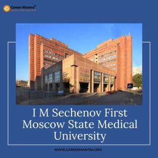 I M Sechenov First Moscow State Medical University pdf