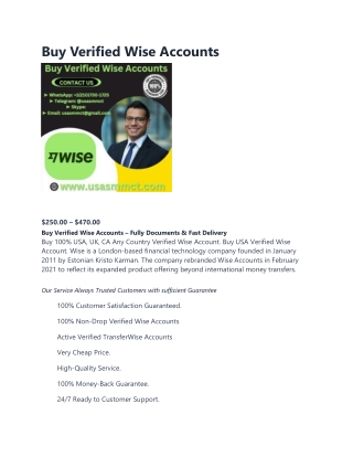 Buy Verified Wise Accounts (1)