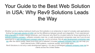 Your Guide to the Best Web Solution in USA_ Why Rev9 Solutions Leads the Way (1)