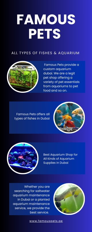Fishes & aquarium - Famous Pets