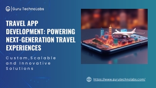 travel app development company