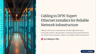 Expert Ethernet Installers for Reliable Network Infrastructure