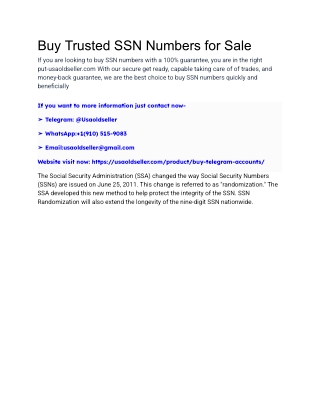 VIRAL 4877    "The Underground Business of Selling Social Security Numbers" 2025