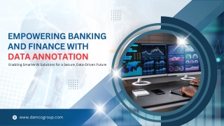 Empowering Banking & Finance with Data Annotation Services