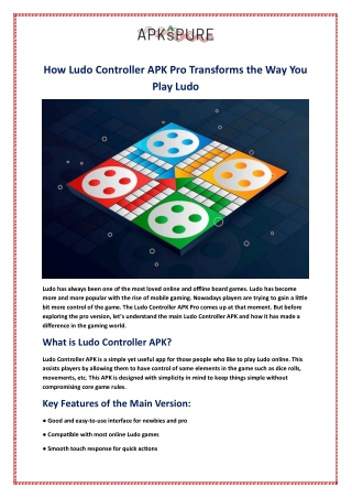 How Ludo Controller APK Pro Transforms the Way You Play Ludo