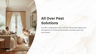 All Over Pest Solutions | Reliable Pest Control Experts in Melbourne