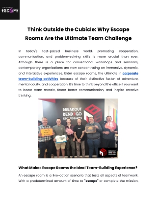 Think Outside the Cubicle_ Why Escape Rooms Are the Ultimate Team Challenge