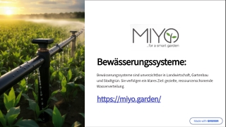 Bewã¤sserungssystem