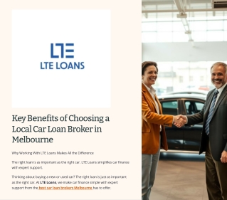 Why Melbourne Drivers Choose Local Car Loan Brokers Over Banks