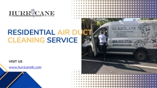 Residential Air Duct Cleaning Service