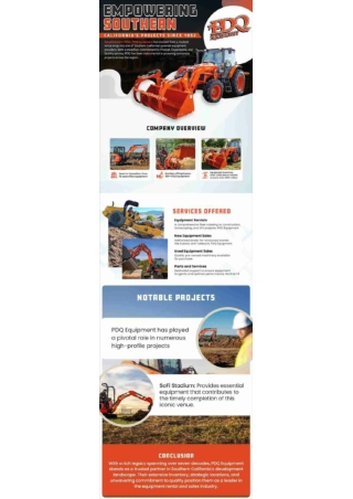 Empowering Southern California's Projects -PDQ Equipment