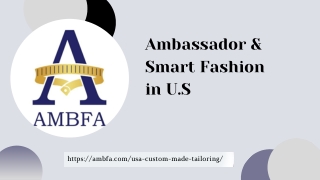 Bespoke Chinos Maryland