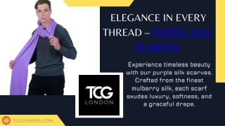 Elegance in Every Thread – Purple Silk Scarves