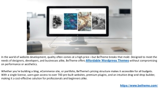BeTheme: Ultimate Source for Affordable-Top-Best-Popular WordPress Themes.PPTX