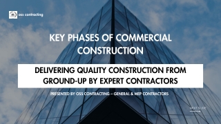 Key Phases of Commercial Construction