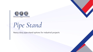 Heavy-duty pipe stand options for industrial projects