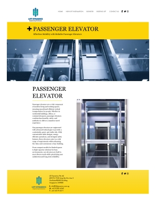 Passenger Elevator by Lift Dynamic