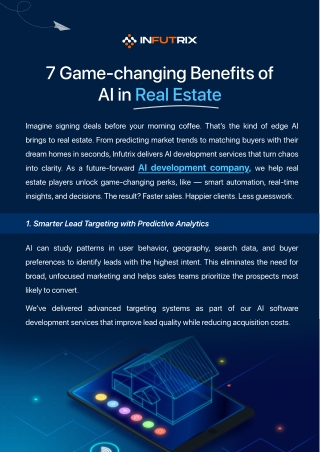 7 Game-Changing Benefits of AI in Real Estate