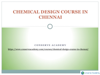 Your Career in Chemical Design Starts Here — Chennai’s Best Training Course