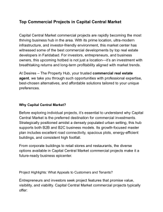 Commercial Property for Sale in Faridabad