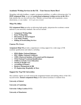 Academic Writing Services in the UK — Your Success Starts Here!