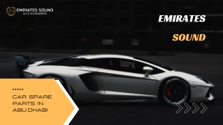 Emirates Sound - Car fog light Abu Dhabi