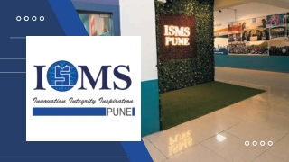 MBA in Finance at ISMS Pune