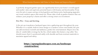 Smart Landscaping Ideas to Impress Buyers and Add Value