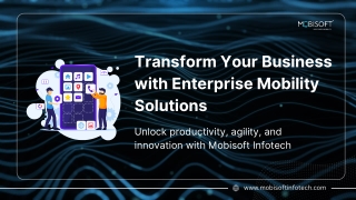 Empower Business Growth with Enterprise Mobility Solutions