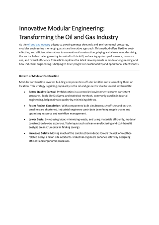 Innovations in Modular Engineering Solutions (2)