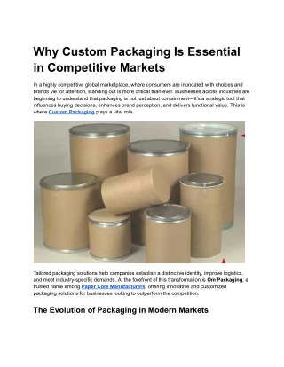 Why Custom Packaging Is Essential in Competitive Markets (1)