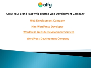 Grow Your Brand Fast with Trusted Web Development Company