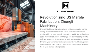 Marble Cutting Machine in United States | Zhongli Machinery Manufacturing
