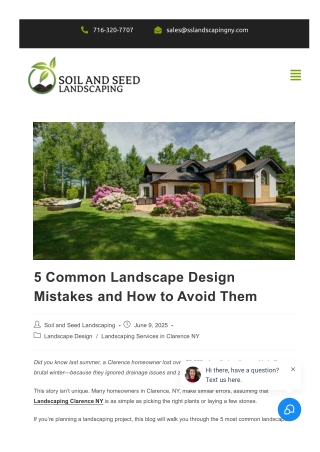 5 Common Landscape Design Mistakes and How to Avoid Them