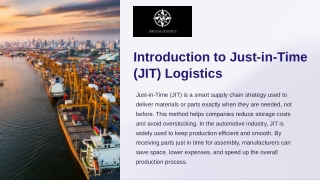How Just-in-Time Logistics Transforms the Automotive Supply Chain