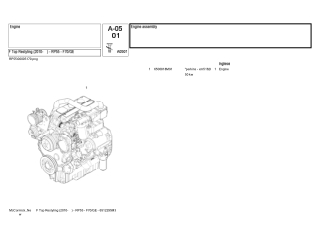 McCormick F Top Restyling (2010- ) - RP55 - F70GE Tractor Parts Catalogue Manual Instant Download