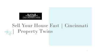 Sell Your House Fast | Cincinnati |  Property Twins