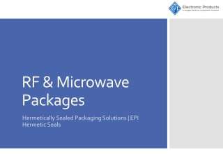 RF & Microwave Packages by EPI Hermetic